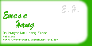 emese hang business card